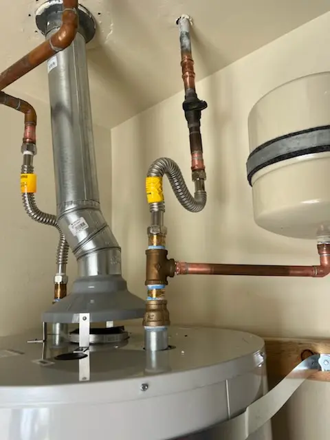 Water heater installation and plumbing repair in Westbury